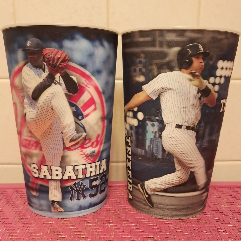 NY Yankees Player Collectible Cups